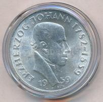 Ausztria 1959. 25Sch Ag "Johann főherceg" T:1- Austria 1959. 25 Schilling Ag "Archduke Johann" C:AU  Krause KM#2887