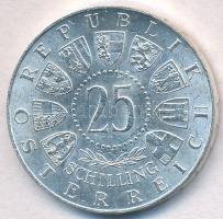 Ausztria 1961. 25Sch Ag "40 éves Burgenland" T:1- halvány patina
Austria 1961. 25 Schilli...