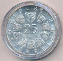 Ausztria 1968. 25Sch Ag "300 éve született von Hildebrandt" T:1- 
Austria 1968. 25 Schill...