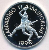 1989. 500Ft Ag "Labdarúgó Világbajnokság - Két játékos" T:PP felületi karcok  Adamo EM108