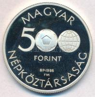 1986. 500Ft Ag "Labdarúgó Világbajnokság - Stadion" T:1(PP)
Adamo EM94