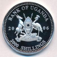 Uganda 2006. 2000Sh Ag "A labdarúgás halhatatlanjainak csarnoka - Olaszország 2000-es évek / Pa...