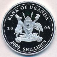 Uganda 2006. 2000Sh Ag "A labdarúgás halhatatlanjainak csarnoka - Magyarország 1950-es évek / P...