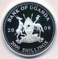 Uganda 2006. 2000Sh Ag "A labdarúgás halhatatlanjainak csarnoka - Magyarország 1960-as évek / A...