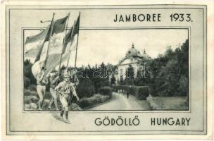 1933 Gödöllő Cserkész Jamboree / International Boy Scout Jamboree in Hungary + 1933 Gödöllő IV. Jamboree So. Stpl. (EK)