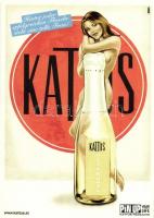 5 db modern erotikus pezsgő reklám / 5 modern erotic champagne advertisement cards. Kattus Frizzante...