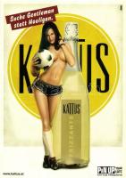 5 db modern erotikus pezsgő reklám / 5 modern erotic champagne advertisement cards. Kattus Frizzante...