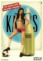 5 db modern erotikus pezsgő reklám / 5 modern erotic champagne advertisement cards. Kattus Frizzante...