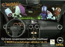 18 db modern automobil reklámlap / 18 modern automobile advertisement cards