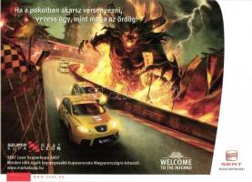 18 db modern automobil reklámlap / 18 modern automobile advertisement cards