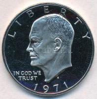 Amerikai Egyesült Államok 1971S 1$ Ag Eisenhower T:1(PP) USA 1971S 1 Dollar Ag Eisenhower C:UNC(PP) Krause KM#203a