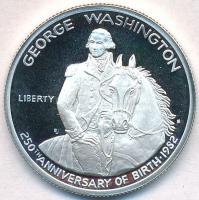 Amerikai Egyesült Államok 1982S 1/2$ Ag George Washington születésének 250. évfordulója T:1(PP)  USA 1982S 1/2 Dollars Ag George Washington, 250th Birth Anniversary C:UNC(PP) Krause KM#208