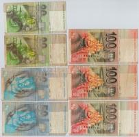 Szlovákia 1995-2001. 20K (2x) + 50K (2x) + 100K (3x) T:III,III-
Slovakia 1995-2001. 20 Korun (2x) +...