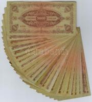 1945. 10.000P (30x) legtöbb "MNB" bélyeggel T:III,III-