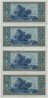 1945. 1.000.000P (4x) sorszámkövetők T:II-,III