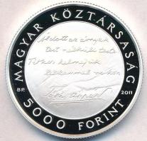 2011. 5000Ft Ag "Tóth Árpád" tanúsítvánnyal T:PP 
Adamo EM238