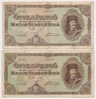 1945. 50P (4x) T:III,III-