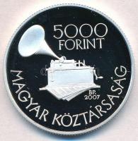 2007. 5000Ft Ag "Kodály Zoltán" tanúsítvánnyal T:PP 
Adamo EM211