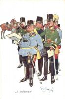 A haditanács / K.u.K. Lieutenant officers B. K. W. I. 441-5. s: Schönpflug