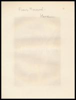 Frans Masereel (1889-1972): Harc. Fametszet, papír, jelzett a fametszeten, 16×11 cm