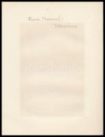 Frans Masereel (1889-1972): Bányában. Fametszet, papír, jelzett a fametszeten, 16×11 cm