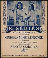 cca 1935 3 db Karády Katalin filmzene kottája: Gyere ülj kedves mellém... Miért fáj a szív? Kísértés