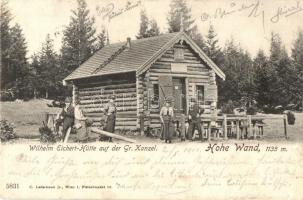 Hohe Wand, Wilhelm Eichert-Hütte auf der Gr. Kanzel. / rest house. C. Ledermann Jr. (EK)
