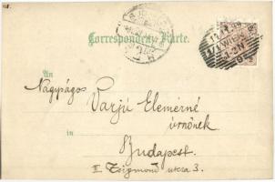 1899 Vienna, Wien XIII. Schönbrunn Park. Verlag Back & Schmitt. Druck E. A. Schwerdtfeger & ...