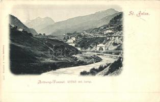 Sankt Anton am Arlberg, railway tunnel. Würthle & Sohn (EK)