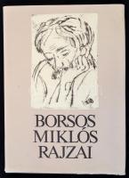 Borsos Miklós rajzai. Bp, 1985, Szépirodalmi Könyvkiadó. Kiadói egészvászonkötés, kiadói kissé gyűrött papír védőborítóban.