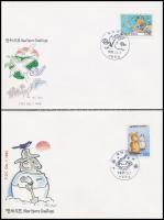 1993-1995 Chinese New Year 4 FDCs 1993-1995 Kínai újév 4 FDC