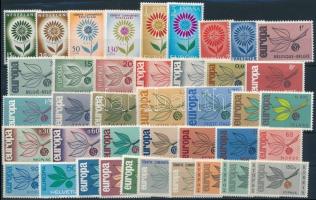 Europa CEPT 1963-1964 sets + 2 stamps, Europa CEPT 1963-1964 18 klf sor + 2 klf önálló érték