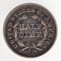Amerikai Egyesült Államok 1858. 1/2D Ag "Ülő Szabadság" T:2 patina
USA 1858. 1/2 Dime Ag ...