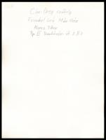 Koncz Tibor (?-?): 5 db portré fotó, ceruzával a hátoldalán sorszámozva és az egyik feliratozva, 24x...