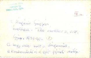 1939-1940 Győr, a Hungária Gumigyár énekkara. photo (EK)