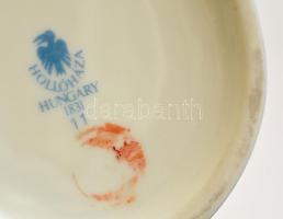 Hollóházi Szász Endre tervezte váza, felirattal " Fodrász Europa Bajnokság 1987" matricás,...