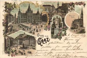 1897 Graz Litho