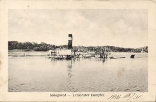 Ivangorod sunken sunken steamer