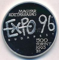 1993. 500Ft Ag "Expo 96 Budapest" T:PP  Adamo EM131