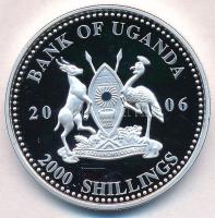 Uganda 2006. 2000Sh Ag "A labdarúgás halhatatlanjainak csarnoka - Szovjetunió 1970-es évek/Oleg...