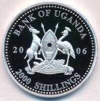Uganda 2006. 2000Sh Ag "A labdarúgás halhatatlanjainak csarnoka - Németország 1980-as évek/Karl...