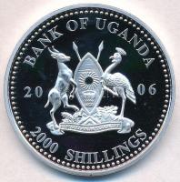 Uganda 2006. 2000Sh Ag "A labdarúgás halhatatlanjainak csarnoka - Törökország 1990-es évek/Haka...