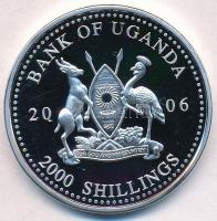 Uganda 2006. 2000Sh Ag "A labdarúgás halhatatlanjainak csarnoka - Spanyolország 2000-es évek / ...