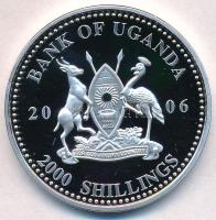 Uganda 2006. 2000Sh Ag "A labdarúgás halhatatlanjainak csarnoka - Ukrajna 2000-es évek/Andrij S...