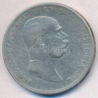 Ausztria 1908. 5K Ag "Ferenc József - Jubileum" T:2-,3 Austria 1908. 5 Corona Ag "Fra...