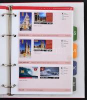 Lefűzős Matáv telefonkártya katalógus 1991-2003 + 3 csomag katalógus pótlap