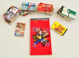 Magyar telefonkártya-gyűjtemény, összesen 220 db, közte ritka darabok is + Matáv telefonkártya-katalógus 1991-1998