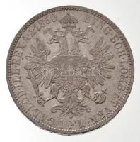 Ausztria 1860A 1Fl Ag "Ferenc József" T:1-
Austria 1860A 1 Florin Ag "Franz Joseph&q...