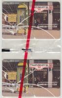 1992 2 db összefüggő Vandalizmus telefonkártya, bontatlan csomagolásban