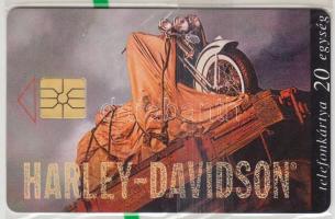 1996 Harley Davidson 20 egységes telefonkártya, megjelent 2500 példányban, bontatlan csomagolásban